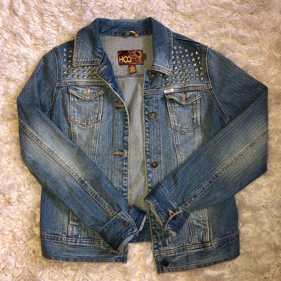 studded jean jacket